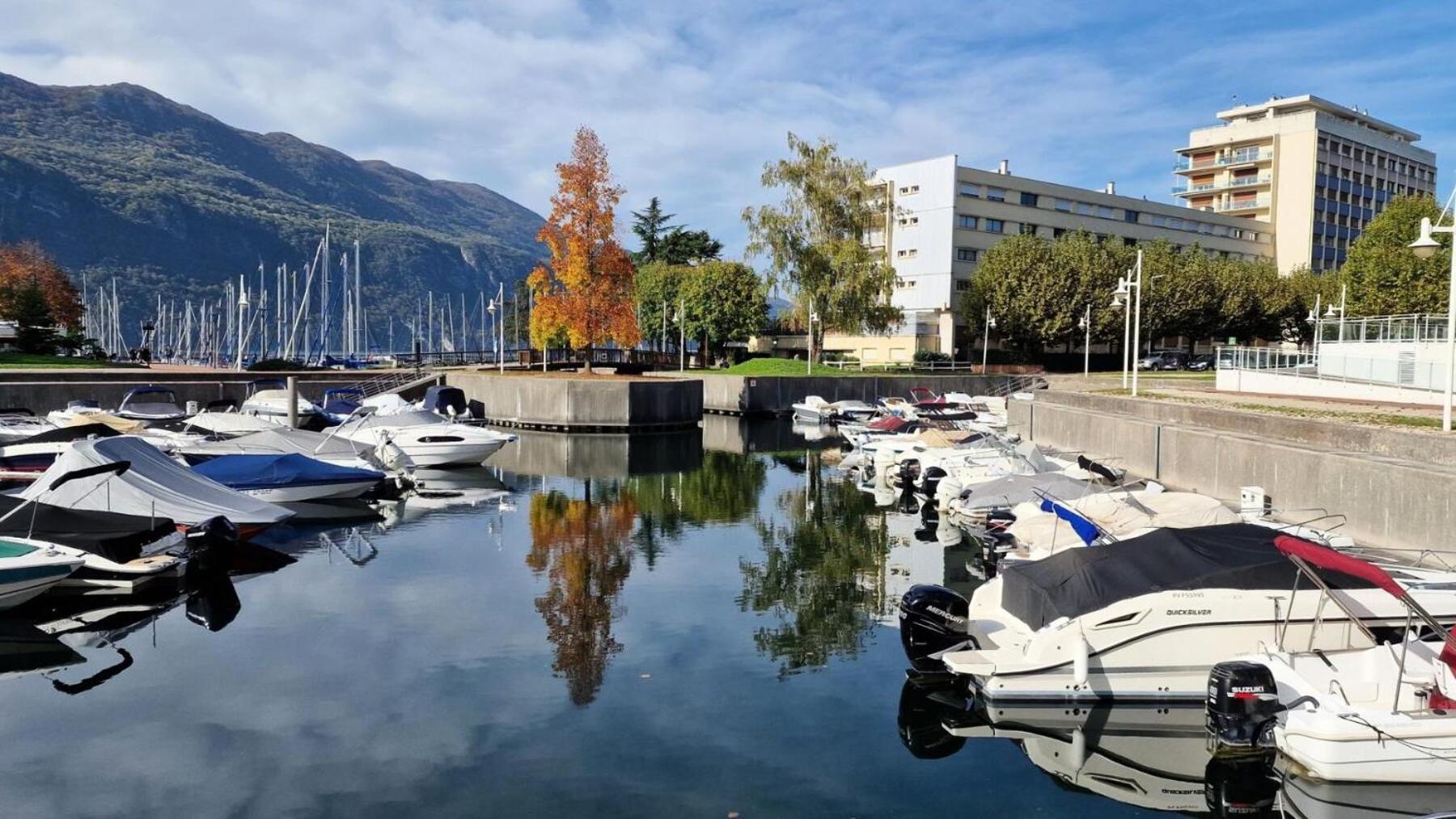 אקס-לה-באינס Residence Les Belles Rives E - Vue Magnifique Et Imprenable Sur Le Lac Du Bourget ! Mae-6774 מראה חיצוני תמונה