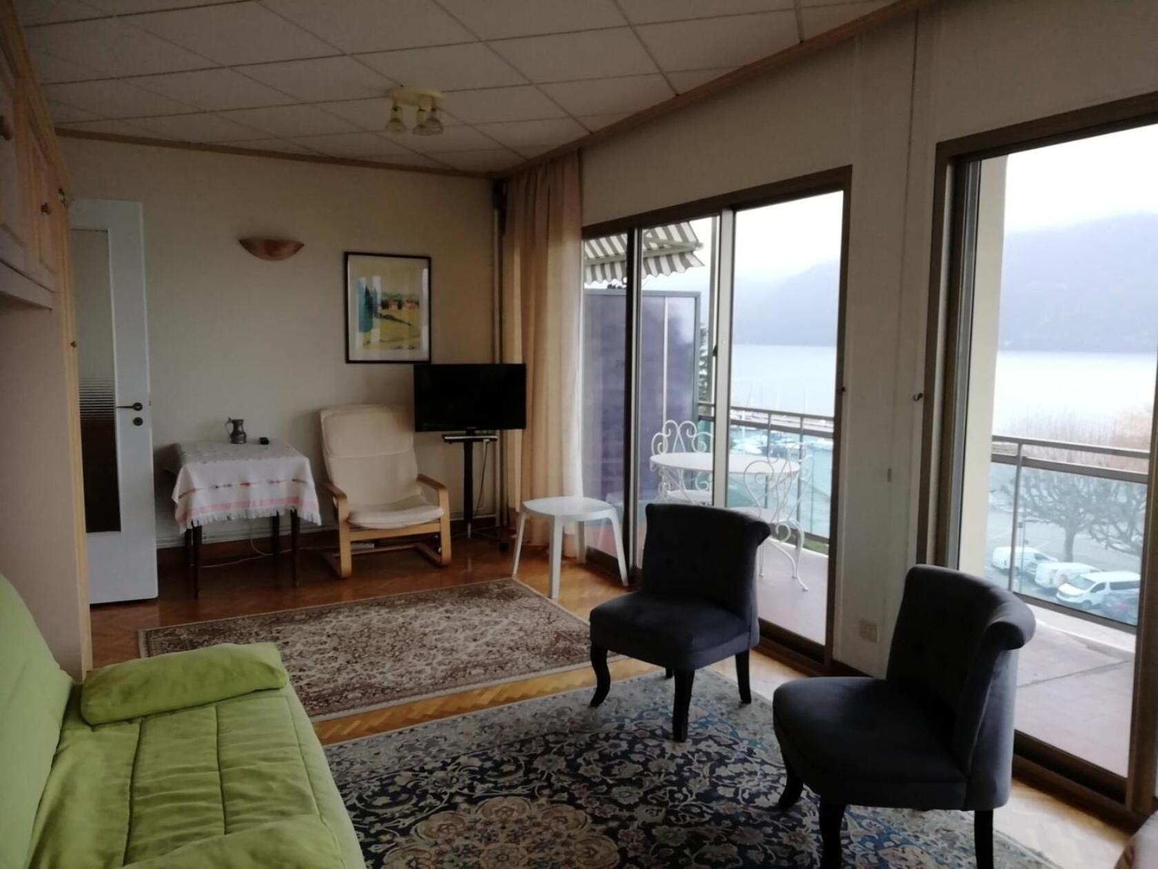 אקס-לה-באינס Residence Les Belles Rives E - Vue Magnifique Et Imprenable Sur Le Lac Du Bourget ! Mae-6774 מראה חיצוני תמונה