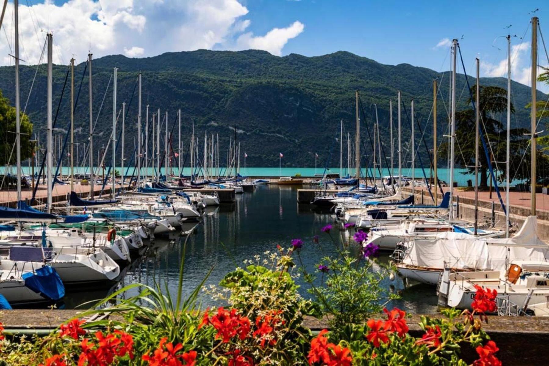 אקס-לה-באינס Residence Les Belles Rives E - Vue Magnifique Et Imprenable Sur Le Lac Du Bourget ! Mae-6774 מראה חיצוני תמונה