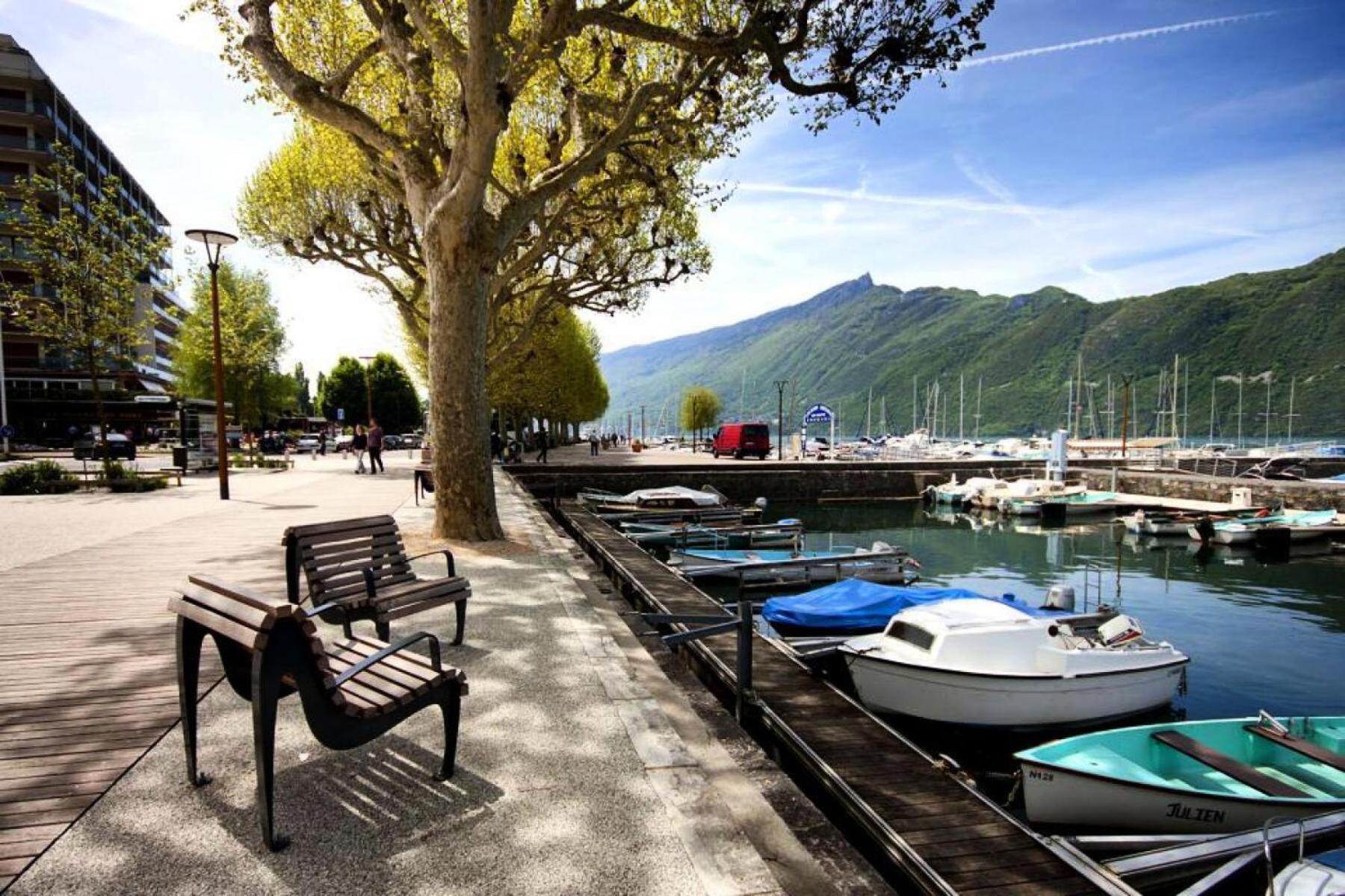 אקס-לה-באינס Residence Les Belles Rives E - Vue Magnifique Et Imprenable Sur Le Lac Du Bourget ! Mae-6774 מראה חיצוני תמונה